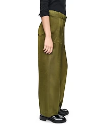 Dkny Women's Wide-Leg Double-Button Front Glazed Pants
