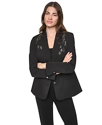 Dkny Women's Collared & Two-Button Jacket