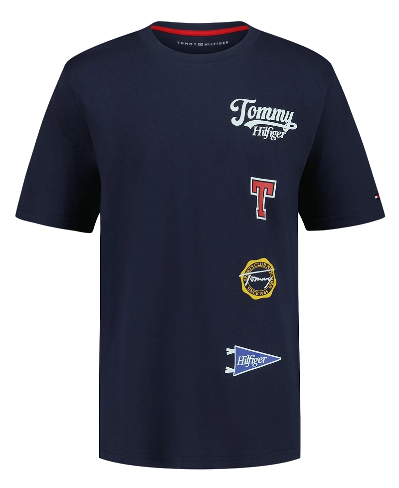 Tommy Hilfiger Boys' 8-20 Collegiate Stack Short-Sleeve T-Shirt