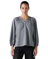 Levi's Women's Reverie Split Neck Blouse