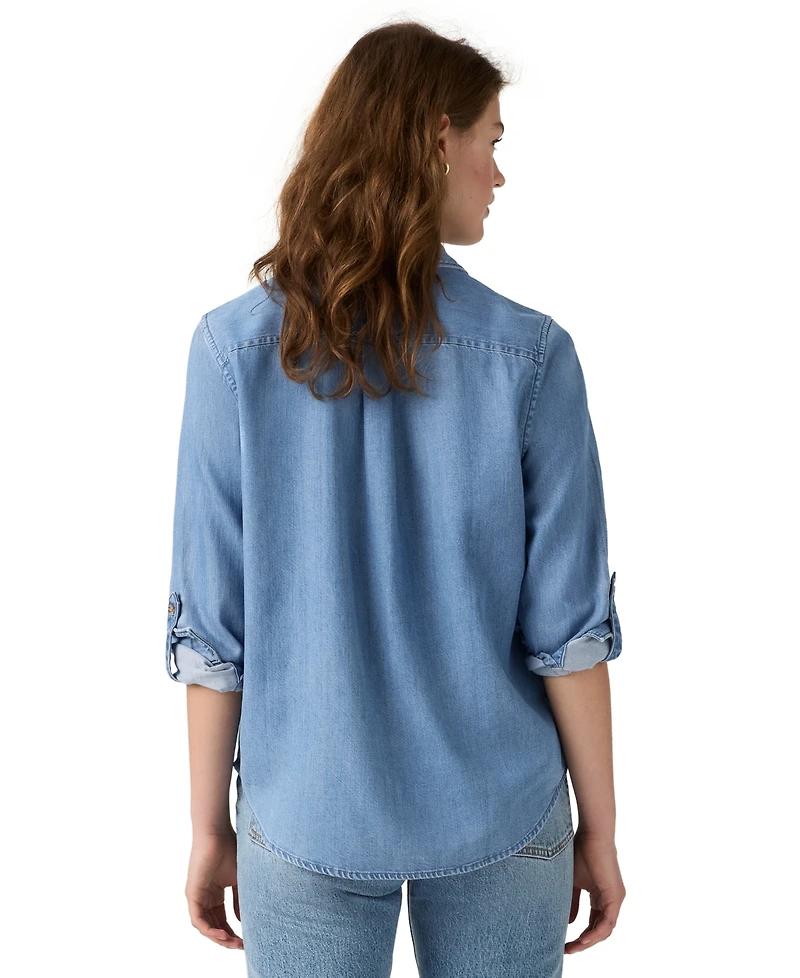 Levi's Women's Utility Long-Sleeve Denim Shirt
