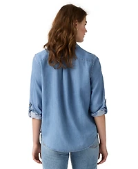Levi's Women's Utility Long-Sleeve Denim Shirt