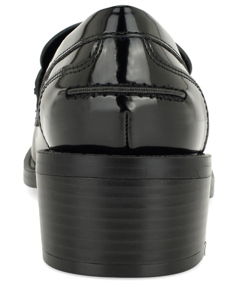 Nine West Women's Vandel Block Heel Penny Loafers