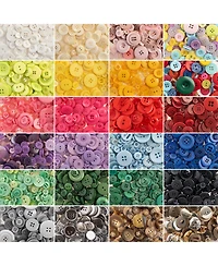 John Bead Nutton but Buttons Mixed Sizes for Diy Crafts, 130g