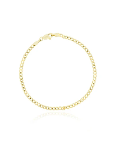 The Lovery Curb Chain Bracelet 14K Yellow Gold - millimeters