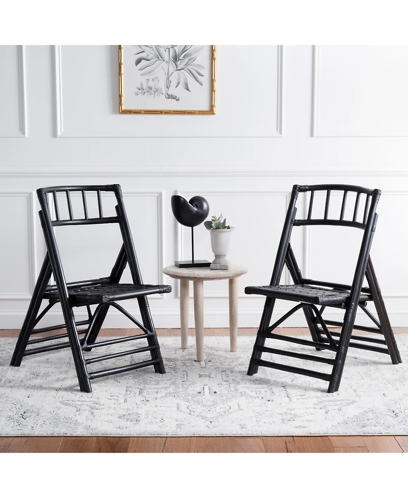 Safavieh Maja Rttn Folding Accent Chair