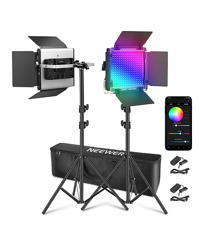 Neewer Camera Tripod with 50W, 5600K, CRI97