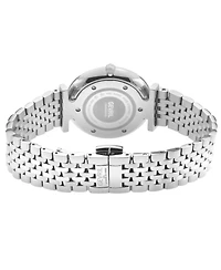 Gevril Women's Atelier 57 Swiss Quartz Diamond Silver Stainless Steel Bracelet Watch