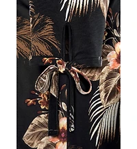 Lascana Women's Off Shoulder Tropical Print Dress