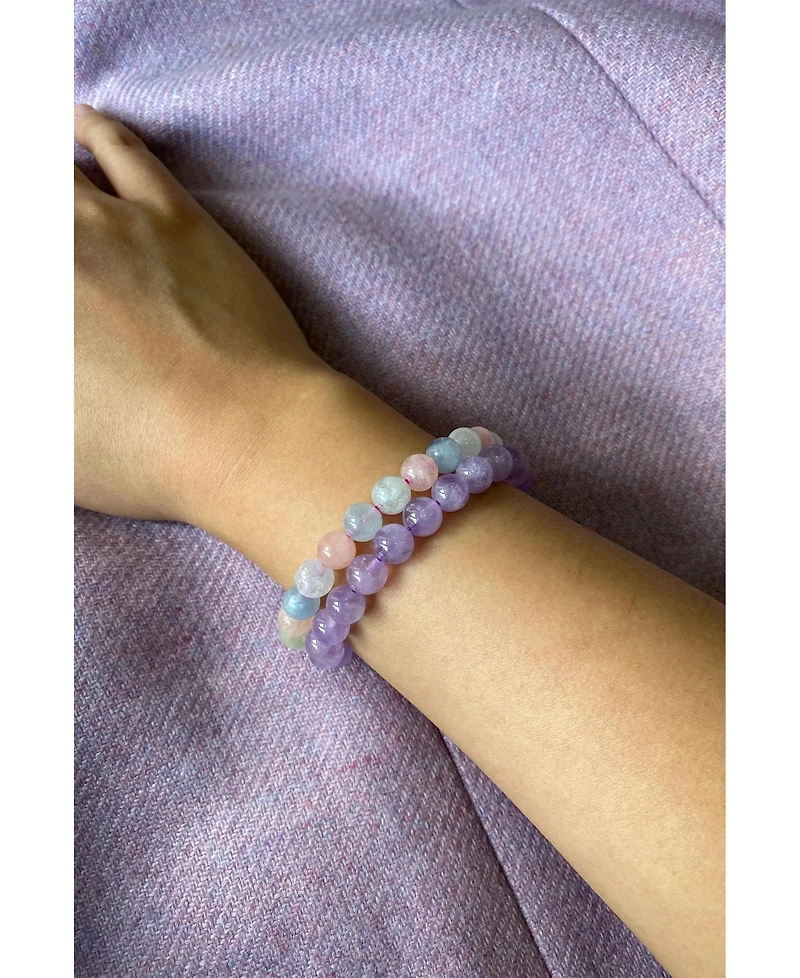 Billie — Beaded jade stone bracelet