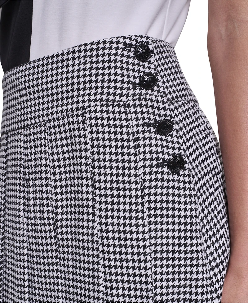 Karl Lagerfeld Paris Women's Knee-Length Pleated Skirt