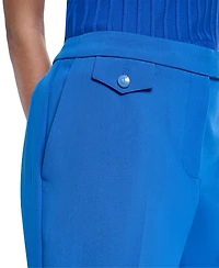 Karl Lagerfeld Paris Women's Mid-Rise Ankle Pants