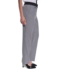 Karl Lagerfeld Paris Women's Mid-Rise Flare Pants