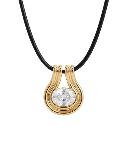 The M Jewelers Cubic Zirconia Bibi Pendant Necklace