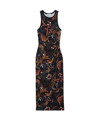 Reiss Women's Lola Printed Jersey Midi Dress