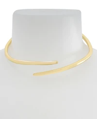 Robert Lee Morris Soho Gold Fluid Bypass Round Collar Necklace