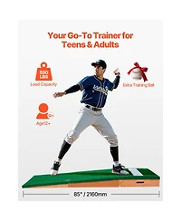 Vevor in Pitching Mound Portable Pitcher Mound Baseball Softball Outdoor Training