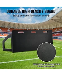 Vevor 45"X18" Soccer Rebounder Board Portable Soccer Wall with 2 Angles Rebound
