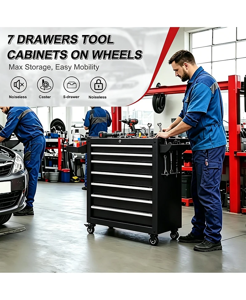 Clihome 7-Drawer Tool Cabinet