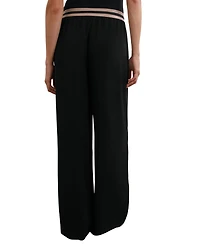 Reiss Women's Sonnie Wide-Leg Elasticated-Waistband pants