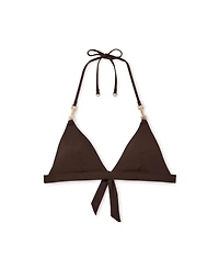 Reiss Women's Riah Triangle Halter-Neck Bikini Top