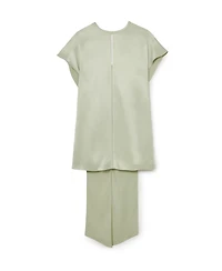 Reiss Women's Alice Satin Cape-Detail Mini Dress