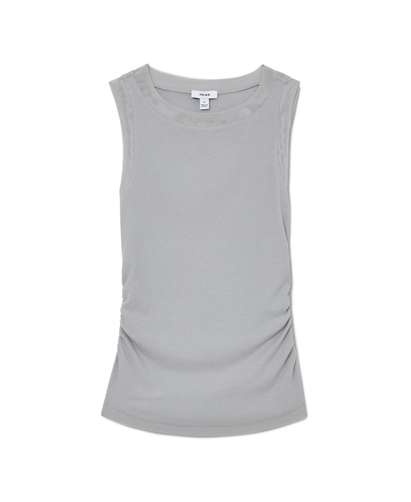 Reiss Women's Trinny Ruched Boat-Neck Vest