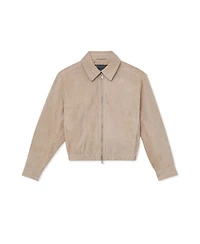 Reiss Women's Lottie Collared Bomber Jacket