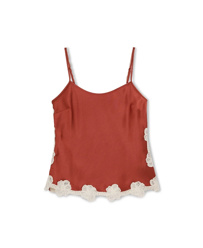 Reiss Women's Doa Floral-Lace Scoop Neck Cami Top