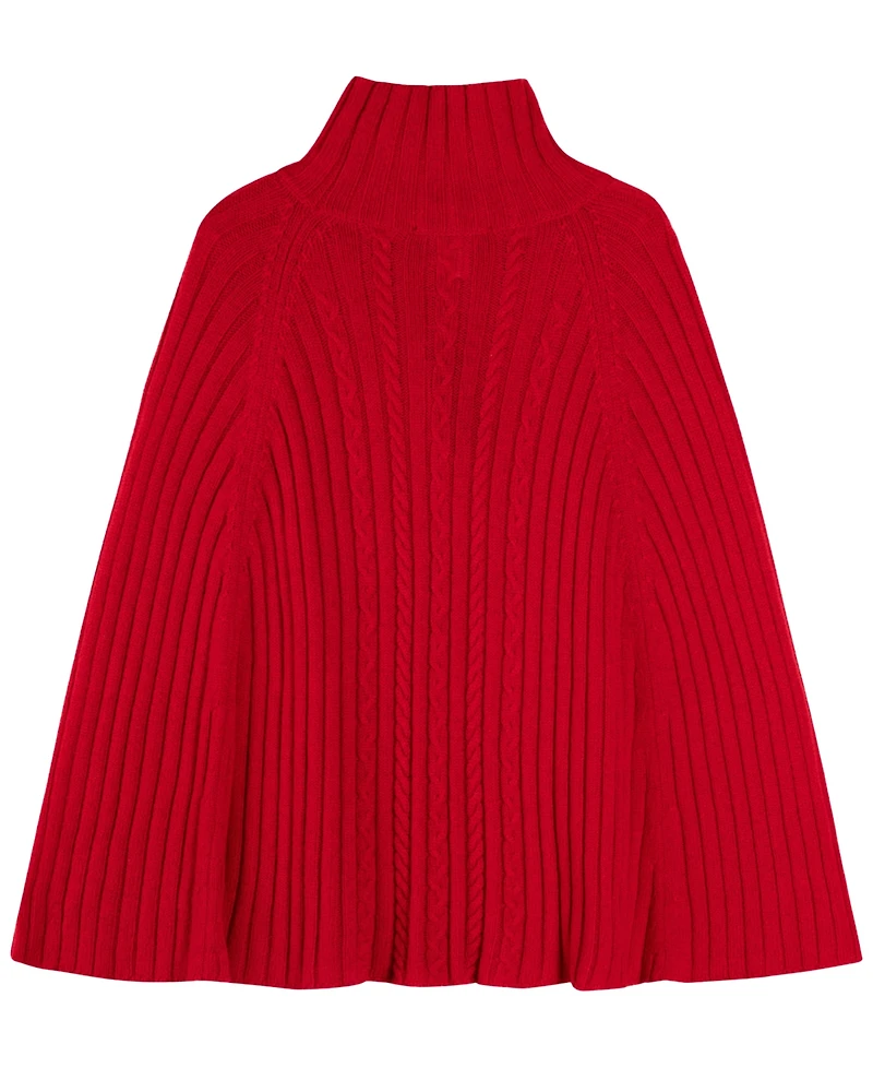 Lauren Ralph Lauren Knit Cable Cape