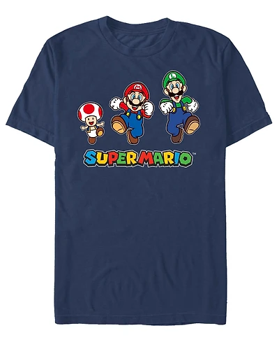Fifth Sun Men's Nintendo Super Mario Run Group T-Shirt