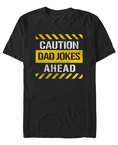 Fifth Sun Men's Generic Dad Jokes Ahead T-Shirt