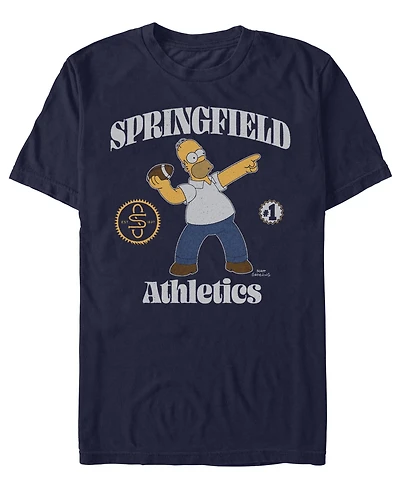 Fifth Sun Men's The Simpsons Throw A Homer T-Shirt