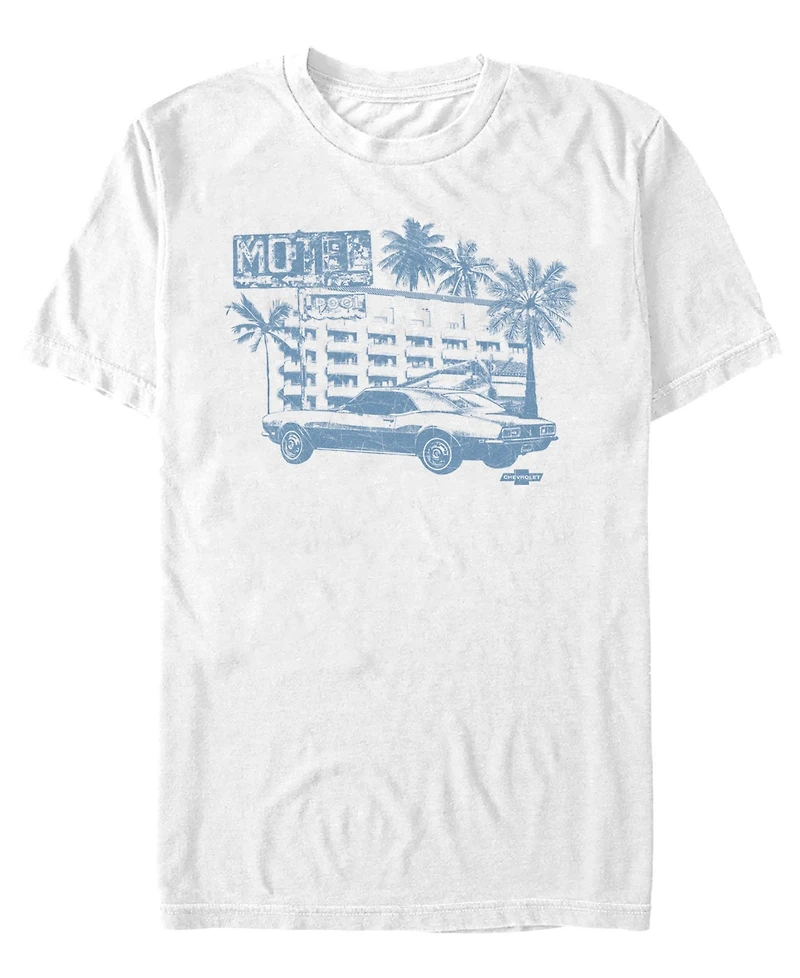 Fifth Sun Men's General Motors License Camaro Motel T-Shirt