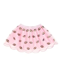 Sweet Wink Little Girls (2-6) Mini Sequin Footballs Tutu Skirt