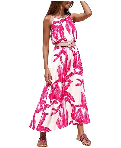 Lascana Women's High Neck Sleeveless Maxi Dress