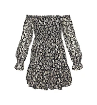 Lascana Women's Floral Off Shoulder Dress