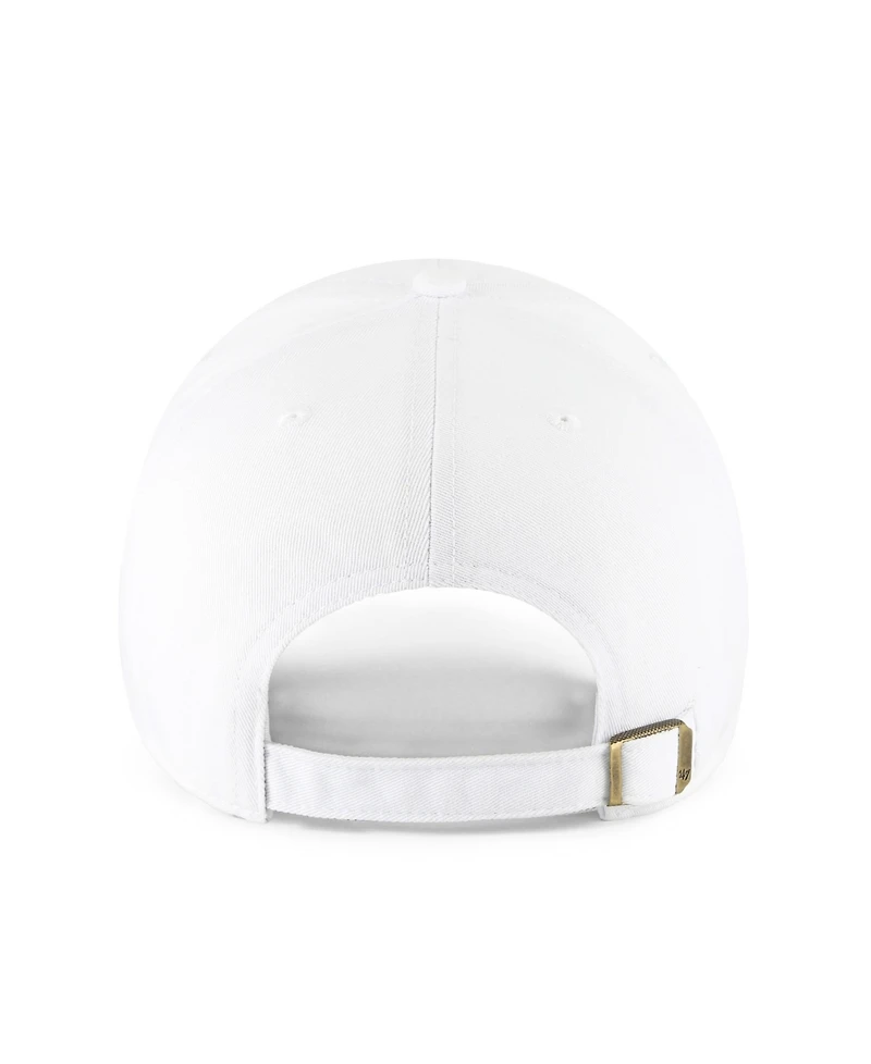 '47 Brand Men's White New York Knicks Clean Up Adjustable Hat