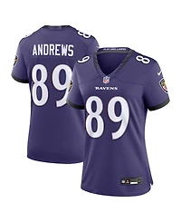 Nike Women's Mark Andrews Purple Baltimore Ravens Team Game Jersey