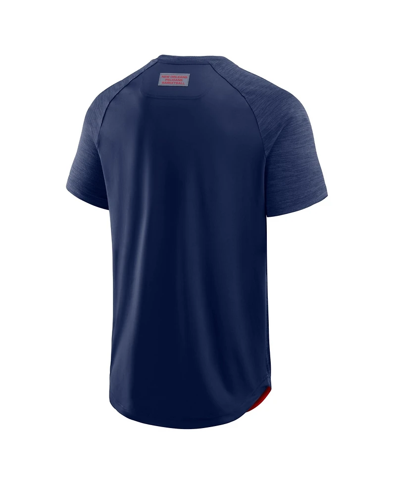 Fanatics Men's Navy New Orleans Pelicans Inbound Pass Play Practice T-Shirt