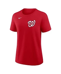 Nike Women's Dylan Crews Red Washington Nationals Name & Number T-Shirt