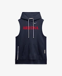 Nike Men's Navy Arizona Wildcats 2026 Sideline Sleeveless Dri-fit Hoodie
