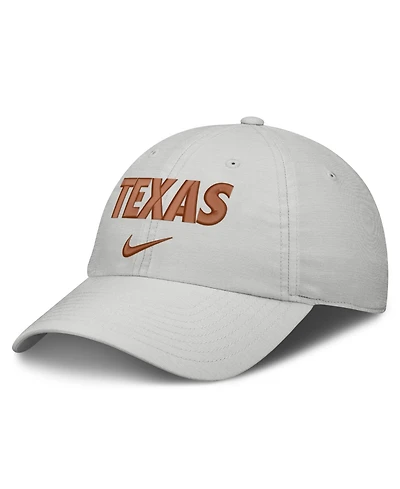 Nike Men's and Women's Gray Texas Longhorns 2026 On-Field Gameday Club Adjustable Hat