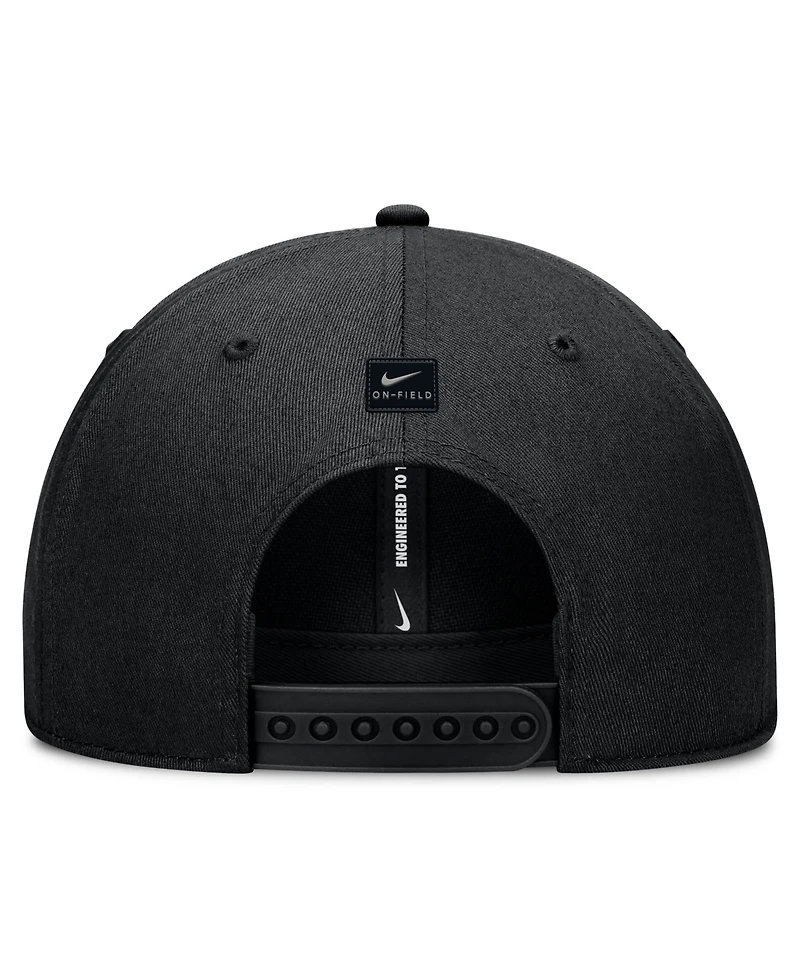 Nike Men's and Women's Black Iowa Hawkeyes 2026 On-Field Gameday Rise Adjustable Hat