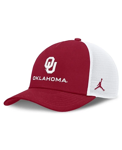 Jordan Men's and Women's Crimson Oklahoma Sooners 2026 On-Field Gameday Trucker Hat
