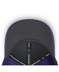 Nike Men's Purple Lsu Tigers Gameday Aerobill Swooshflex Dri-fit Hat