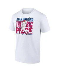 Fanatics Men's Ryan Howard White Philadelphia Phillies Cooperstown Collection Player T-Shirt