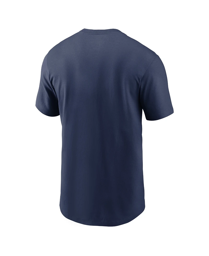 Nike Men's Navy Detroit Tigers City Connect Handwriting Club T-Shirt