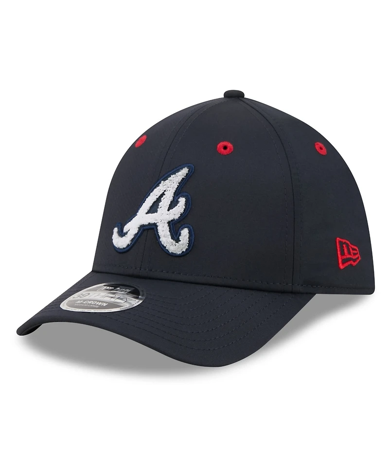 New Era Men's Navy Atlanta Braves 2026 Mlb All-Star Game Workout 39THIRTY M-Crown Flex Hat