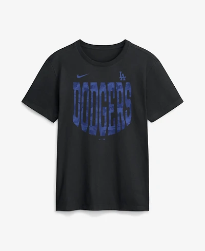 Nike Men's Black Los Angeles Dodgers Camo Velocity Victor T-Shirt